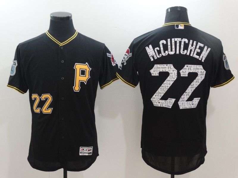 2017 MLB Pittsburgh Pirates #22 Mccutchen Black Jerseys->->MLB Jersey